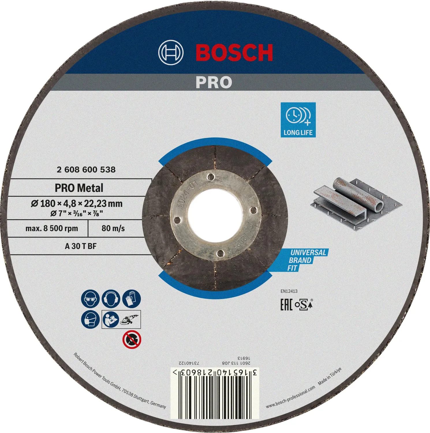 Bosch PRO Metal mola sbavo 125 mm