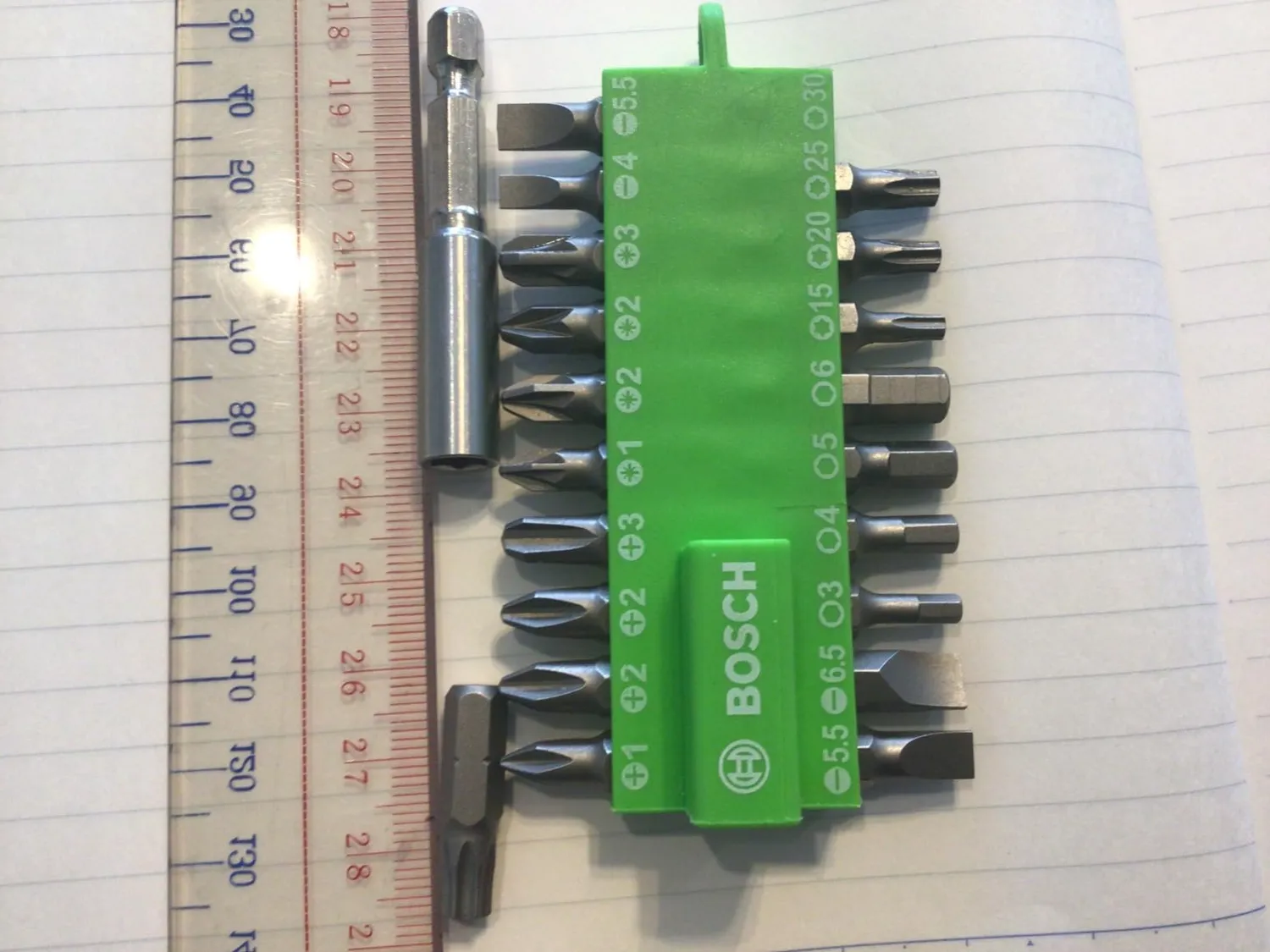 Bosch Expert Set Bit Avvitamento 21 Pezzi Verde Magnetico