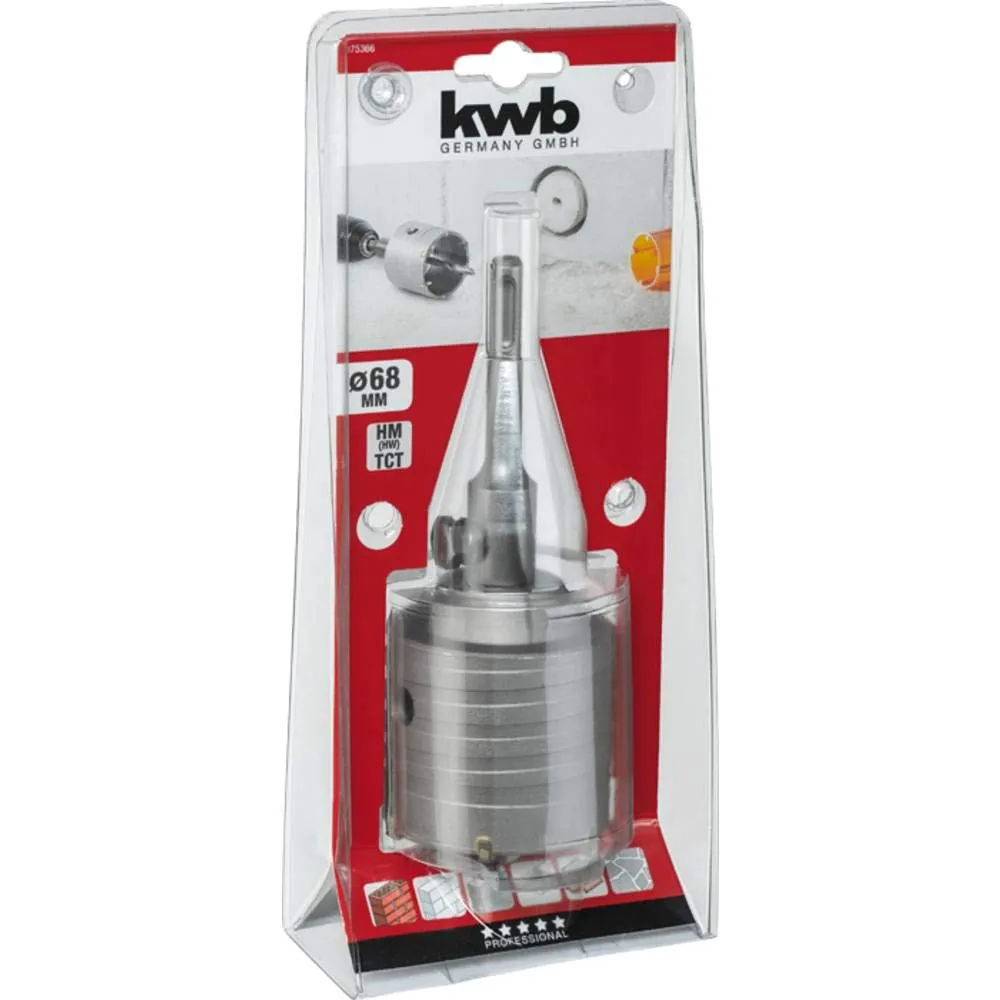 KWB corona a tazza 68 mm SDS Plus con centrino