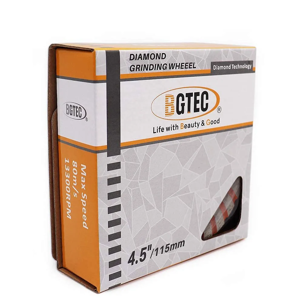 BGTEC Mola diamantata Turbo Row 115 mm M14 per cemento