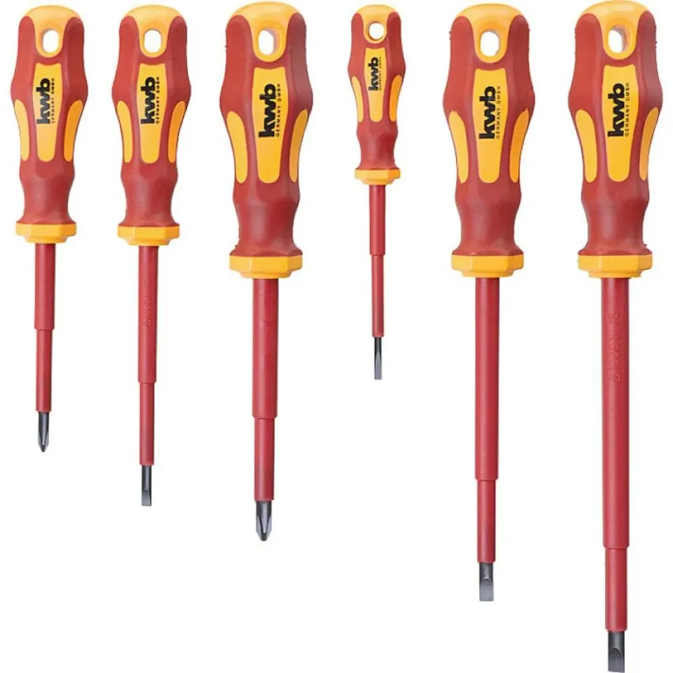 KWB VDE set cacciaviti isolati 1000V 6 pz
