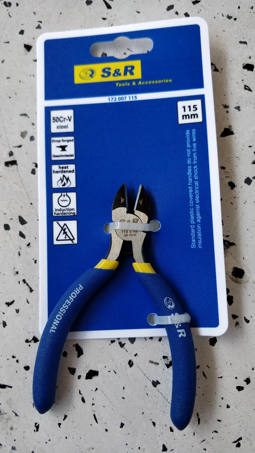 S&R tronchesina elettricista 115 mm tagliafili leggera