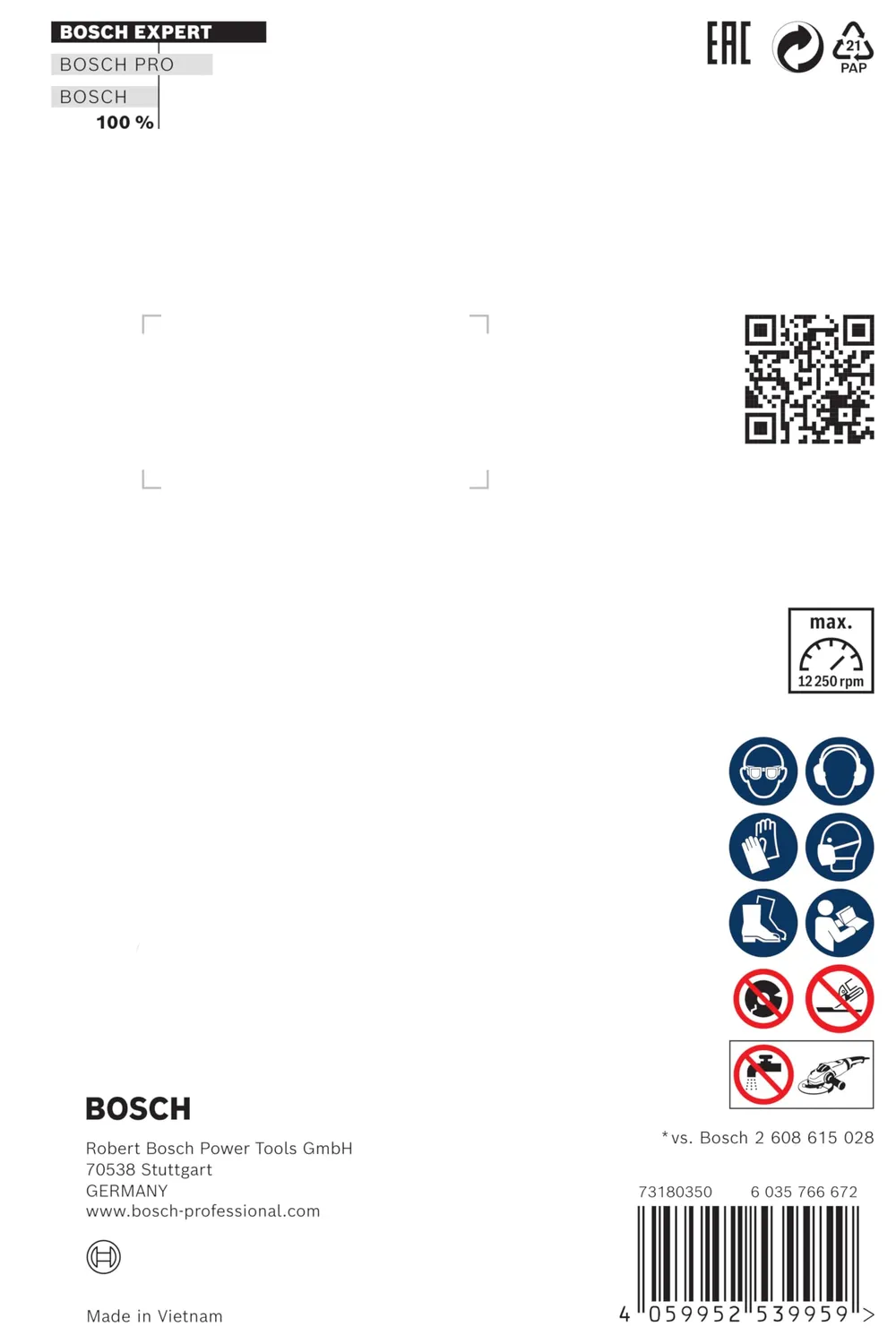 Bosch Expert MultiMat disco diamantato 125 mm per cemento