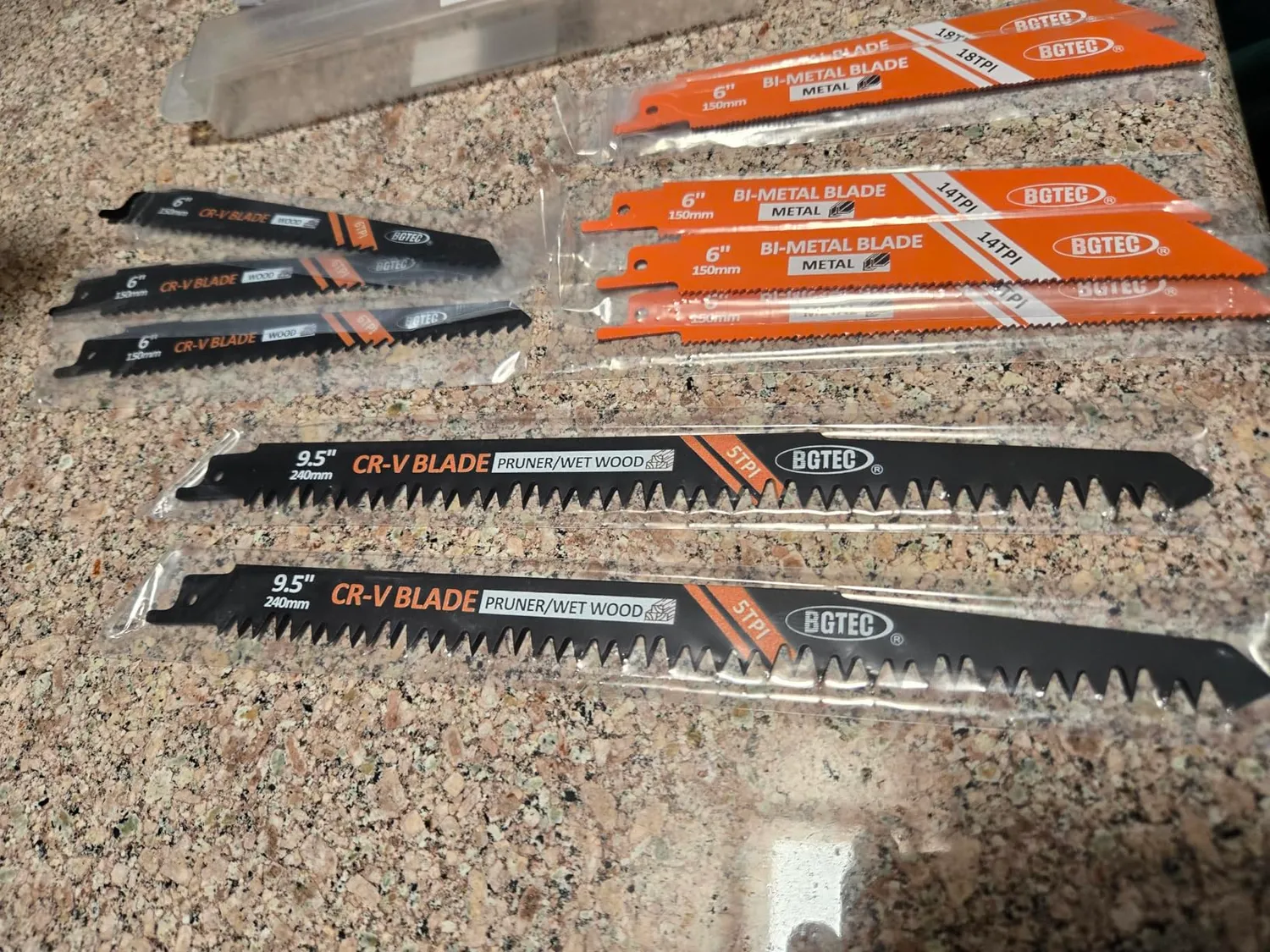 BGTEC lame sega a gattuccio 36 pezzi legno e metallo