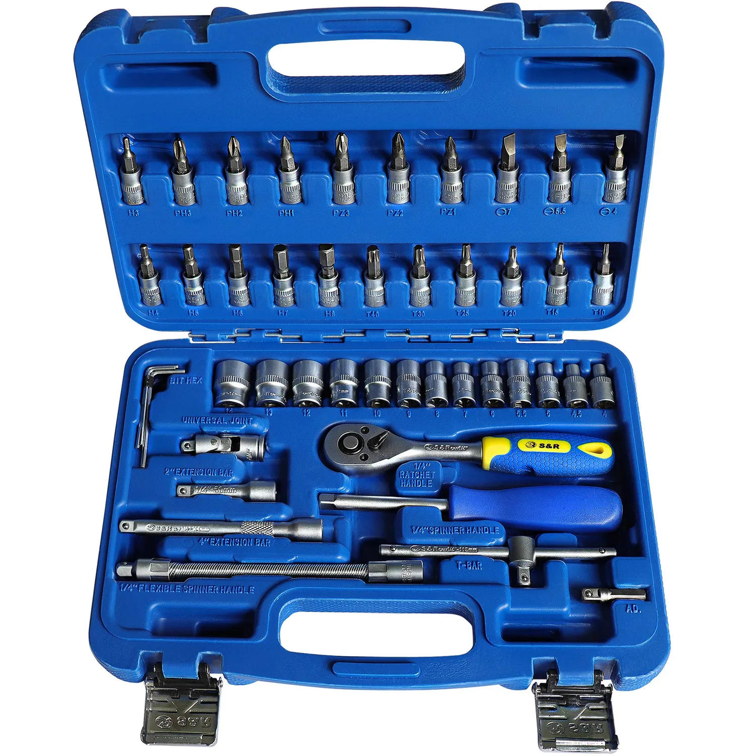 S&R Set chiavi bussola 3/8" 20pz 6-24mm candele CrV