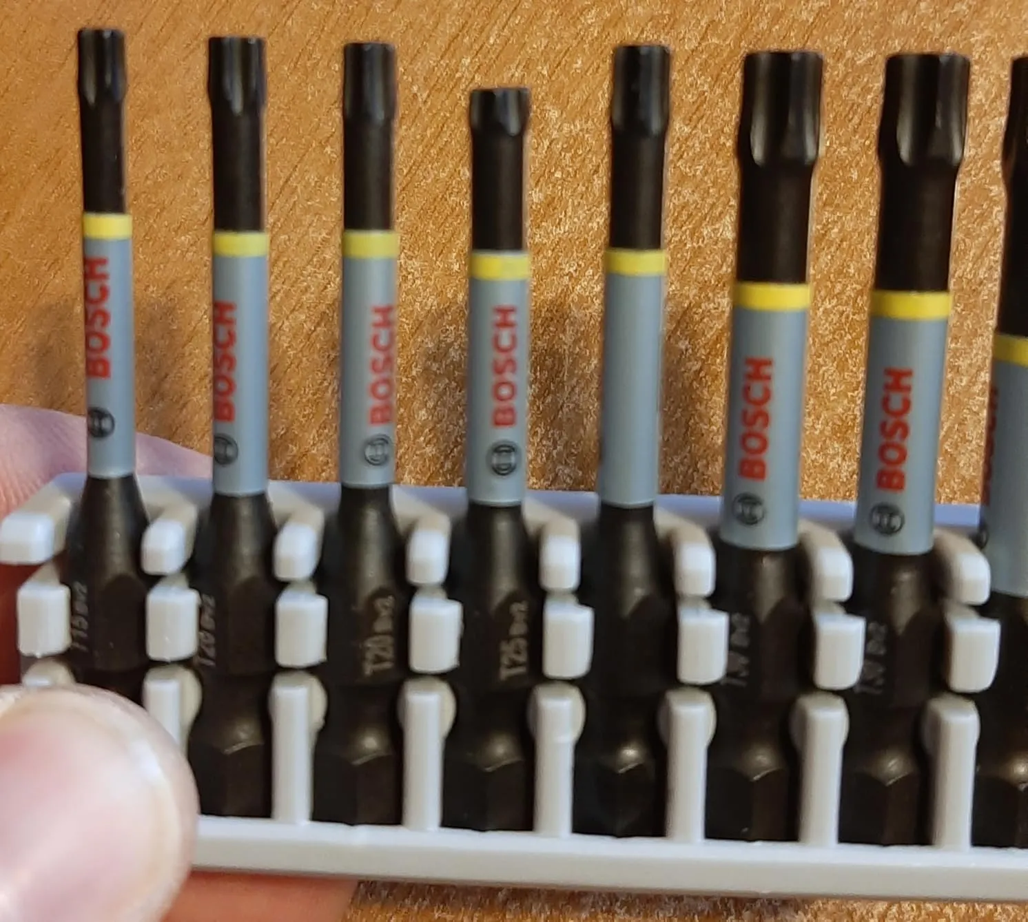 Bosch Expert bit Impact Torx 50 mm set 8 pezzi T15-T40