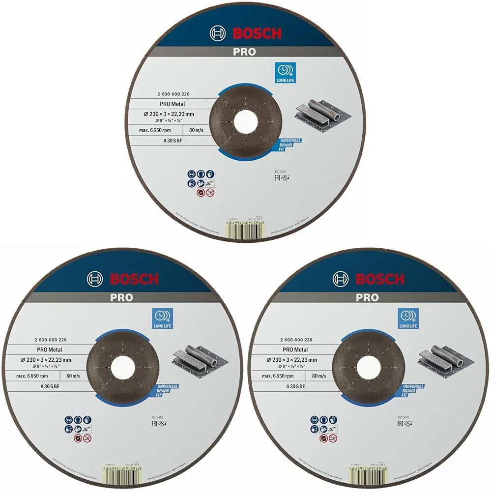 Bosch PRO Metal mola taglio 180x3 mm foro 22,23 mm