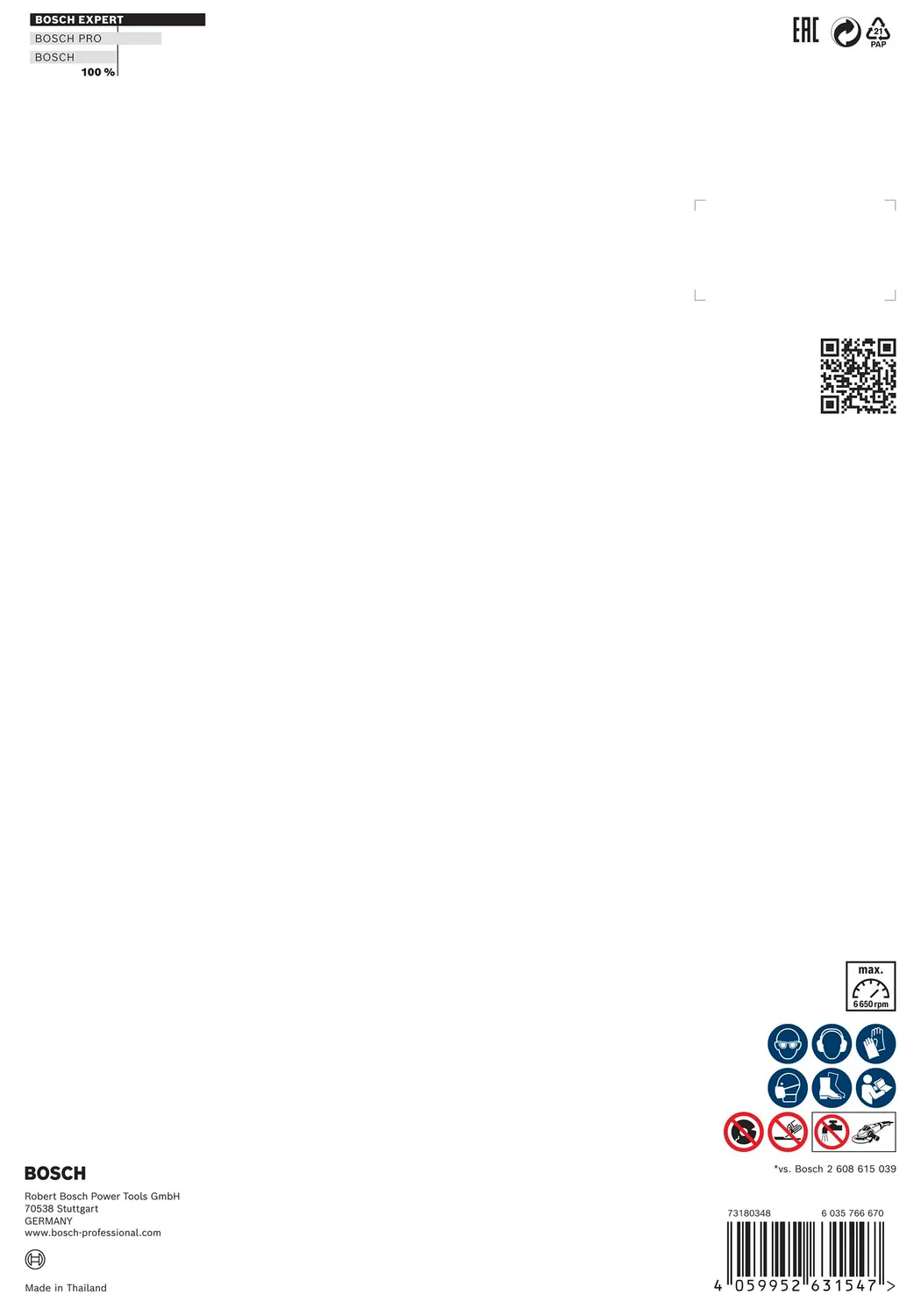 Bosch Expert Multi Material disco diamantato 230 mm turbo