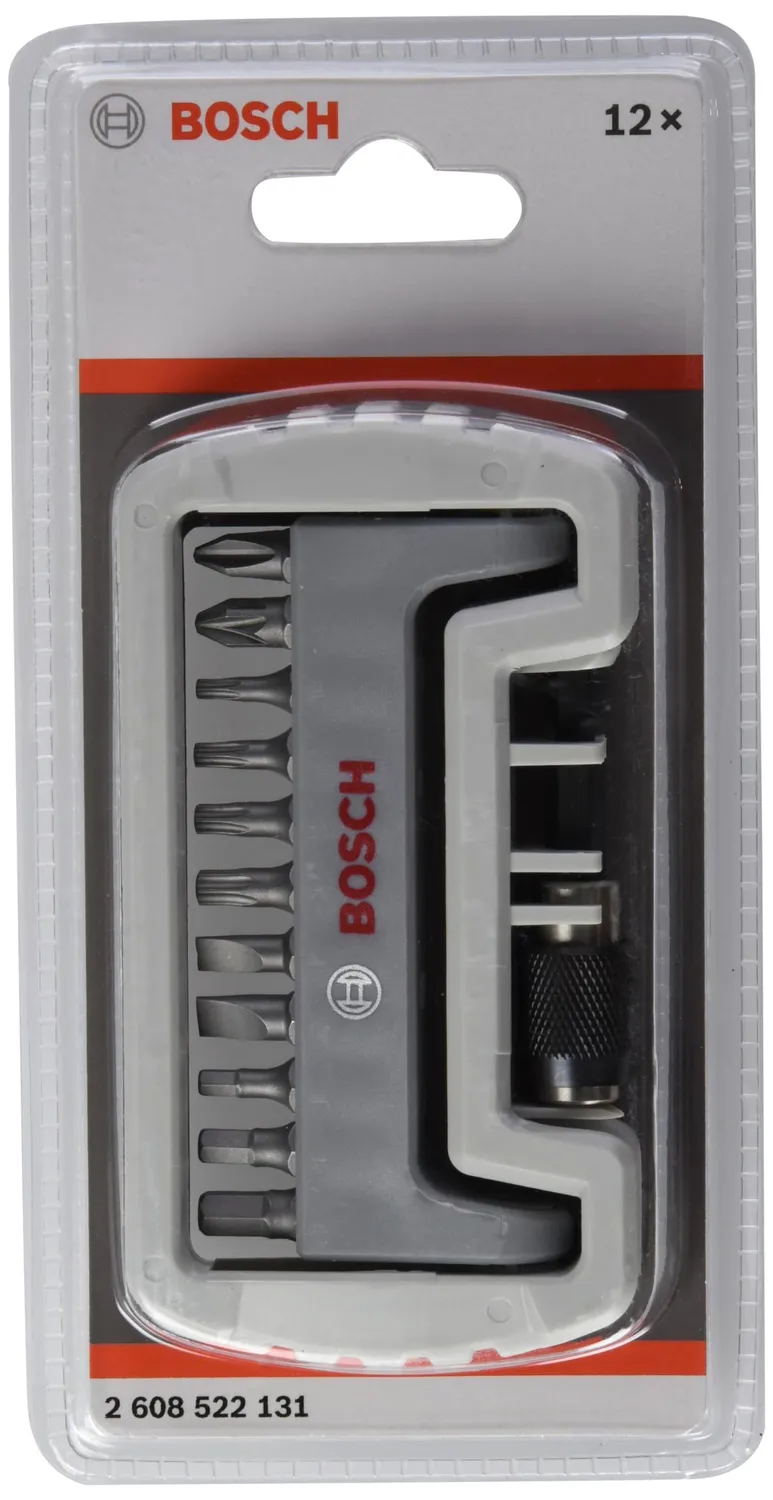 Bosch Expert Extra Hard Set Bit Avvitamento 12 Pezzi PH PZ HEX