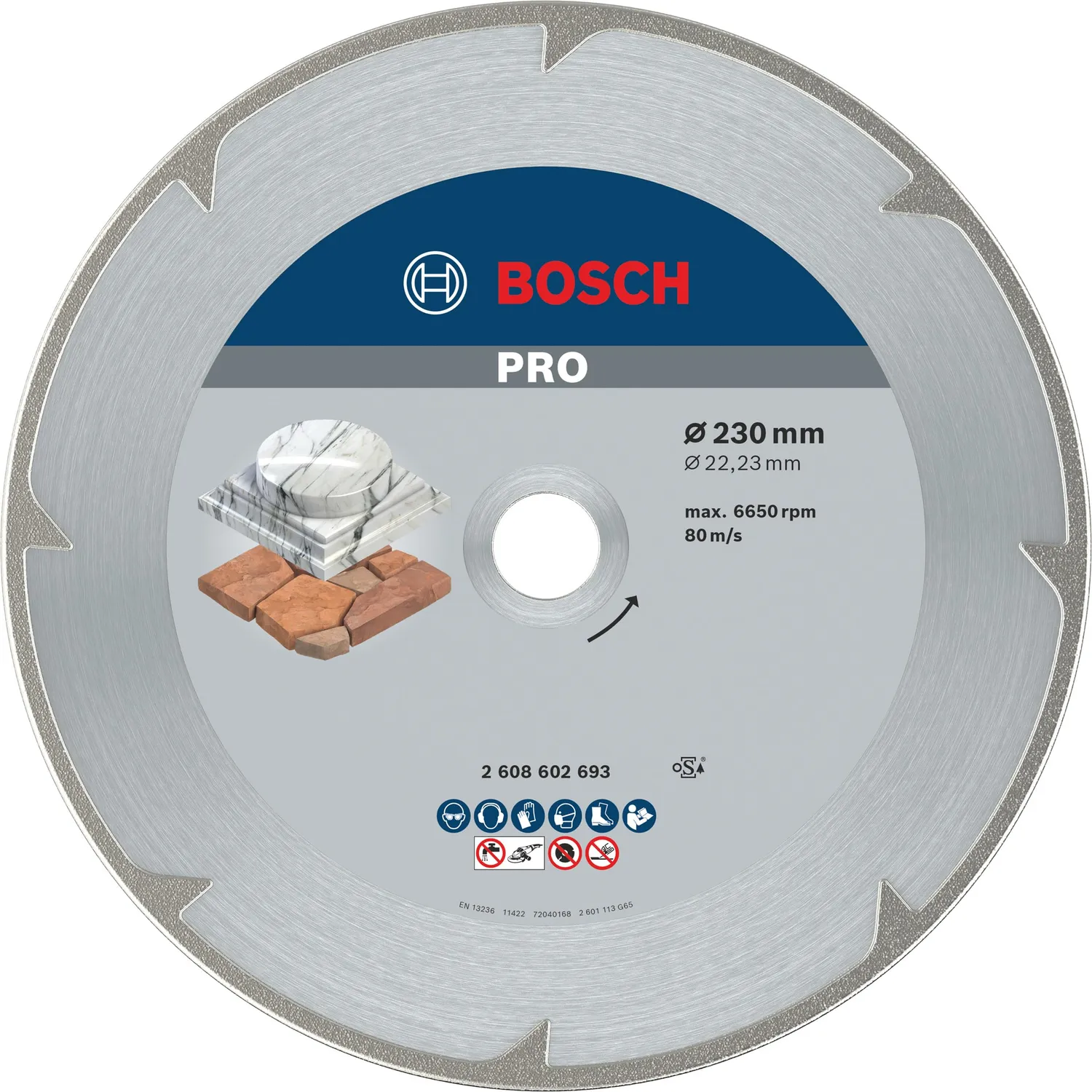 Bosch Expert disco diamantato PRO Marble 115 mm marmo
