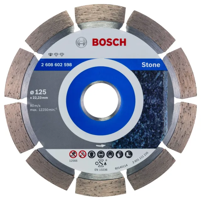 Bosch Standard for Stone disco diamantato 125 mm per pietra