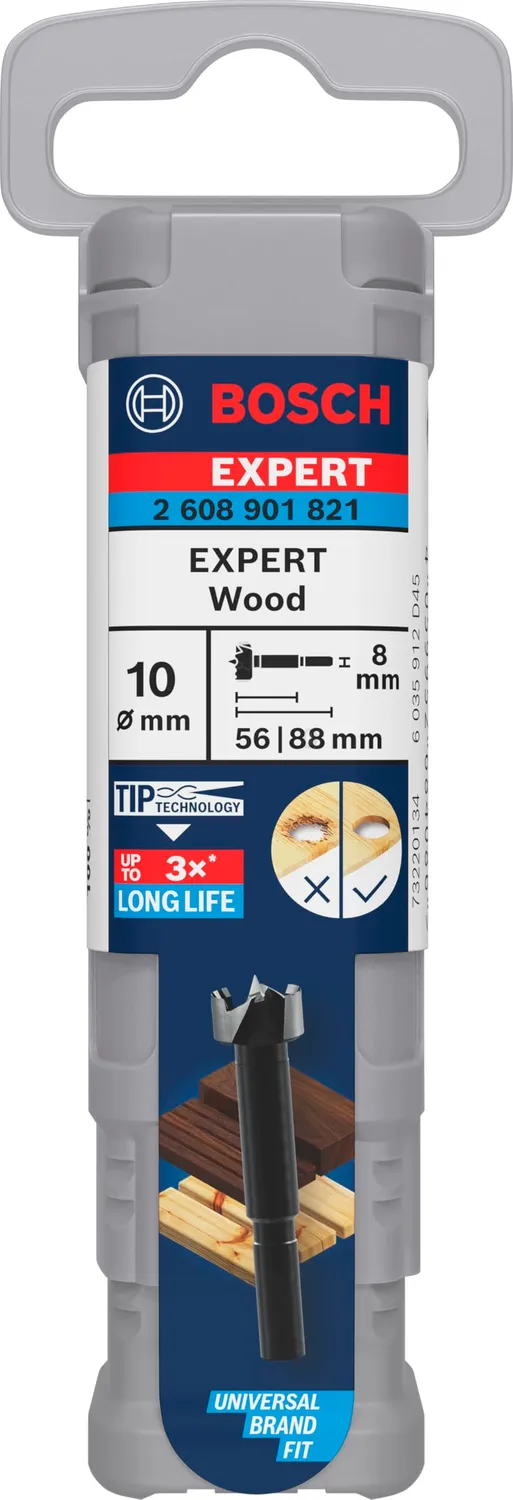 Bosch Expert punta Forstner Wood 10 mm legno duro