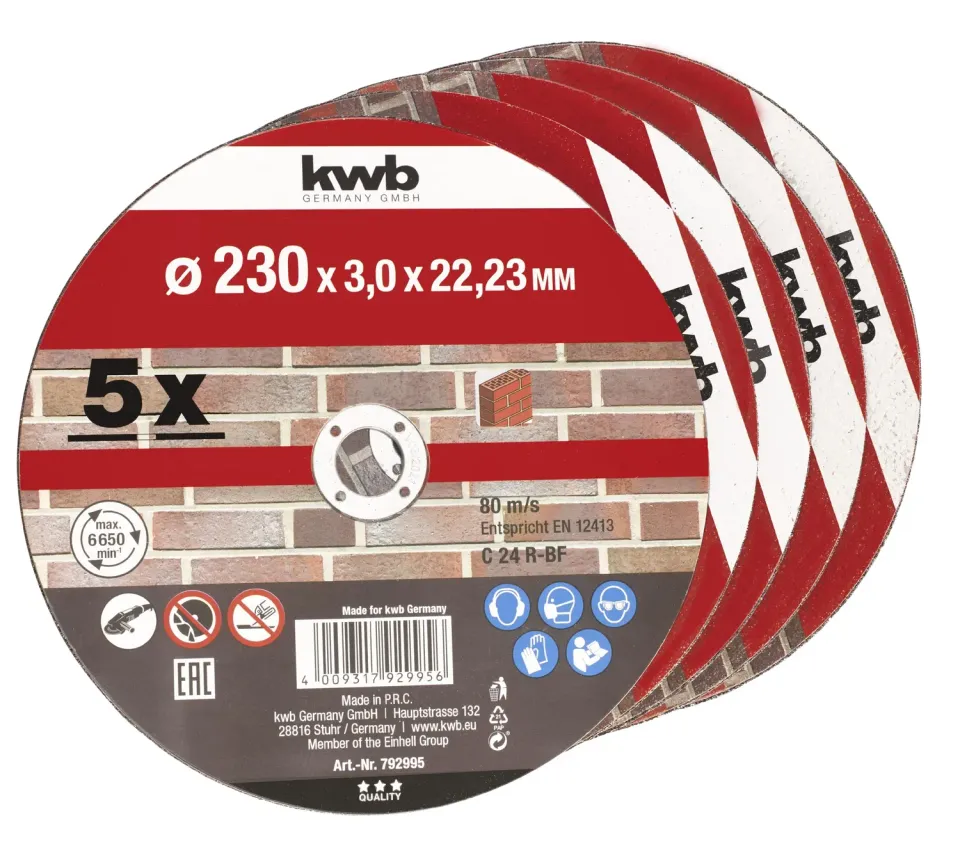 KWB Kraftixx 792995 disco da taglio pietra 230 mm