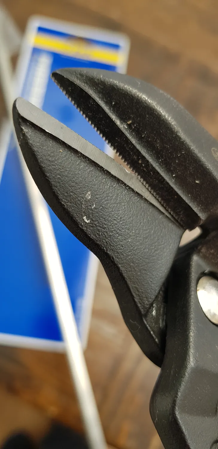 S&R cesoie lamiera taglio sinistra 260 mm Cr-Mo