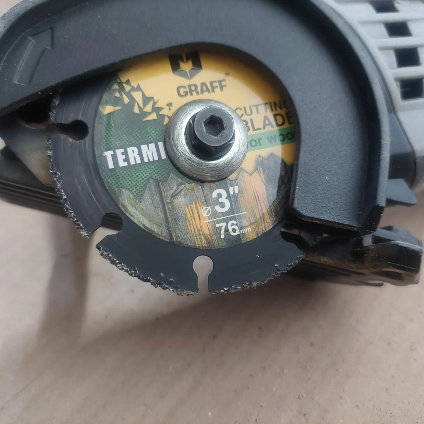 Graff Termit disco legno 76 mm carburo per smerigliatrice