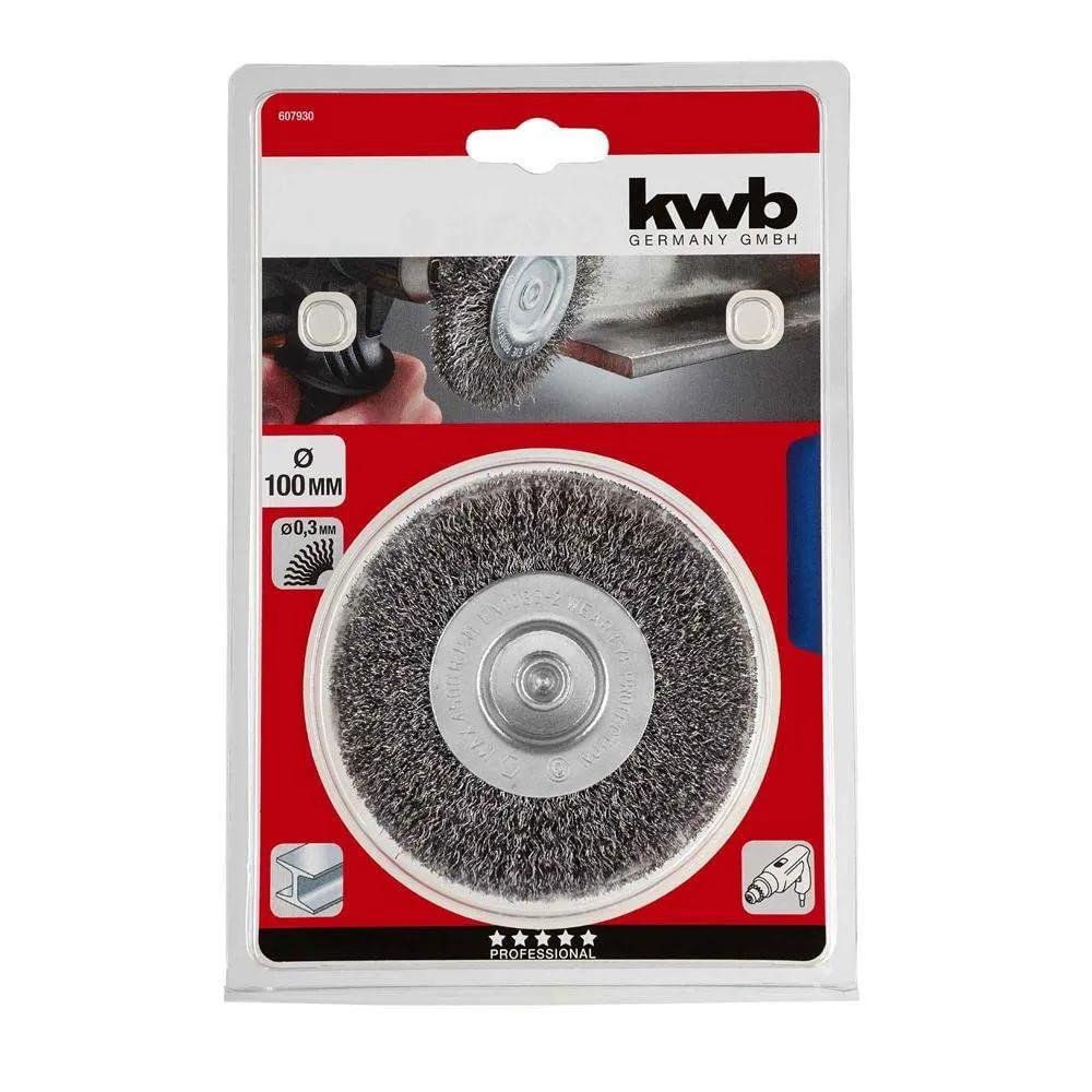 KWB Spazzola a Disco 6079-30 100 mm filo 0,3 mm