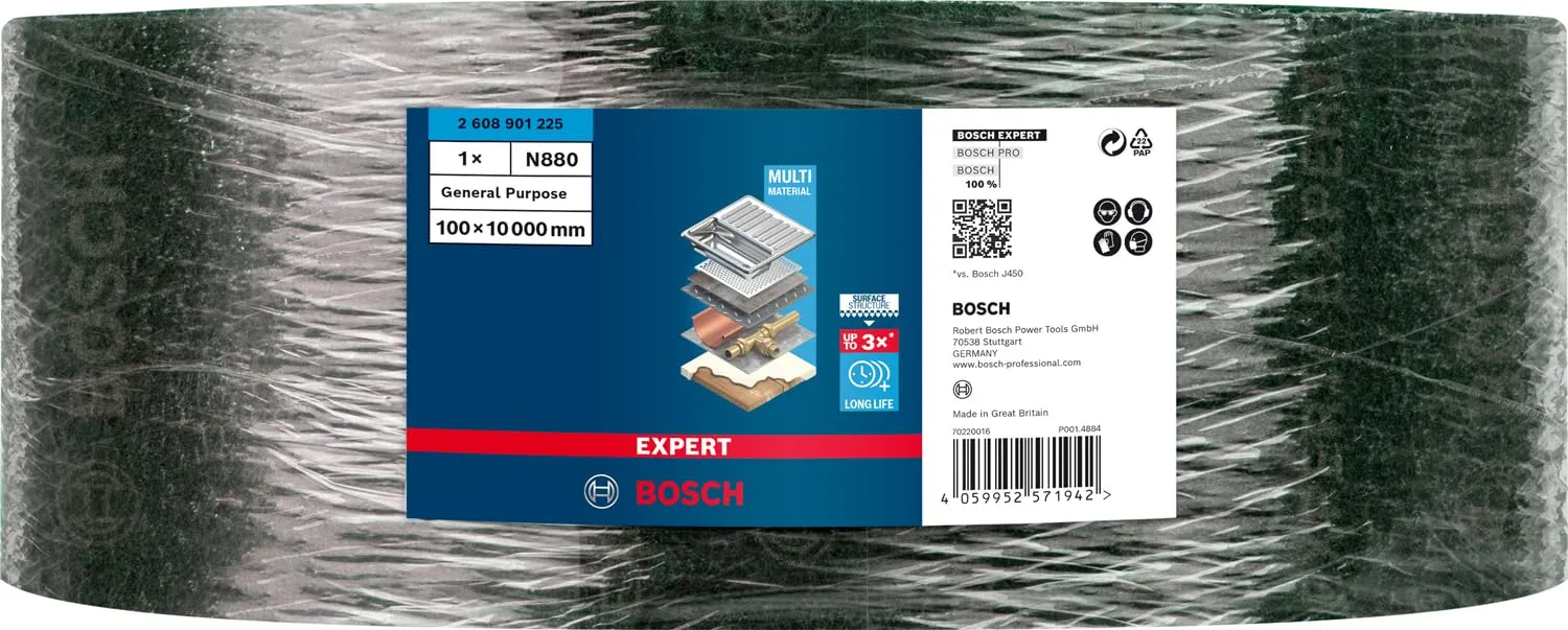 Bosch Expert N880 rotolo non tessuto 100 mm molto fine