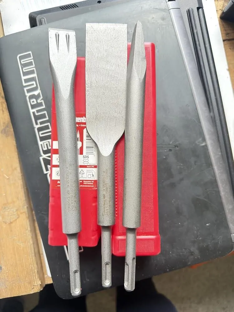 Schwabenbach SDS-Plus scalpelli 250 mm set 3 pezzi acciaio