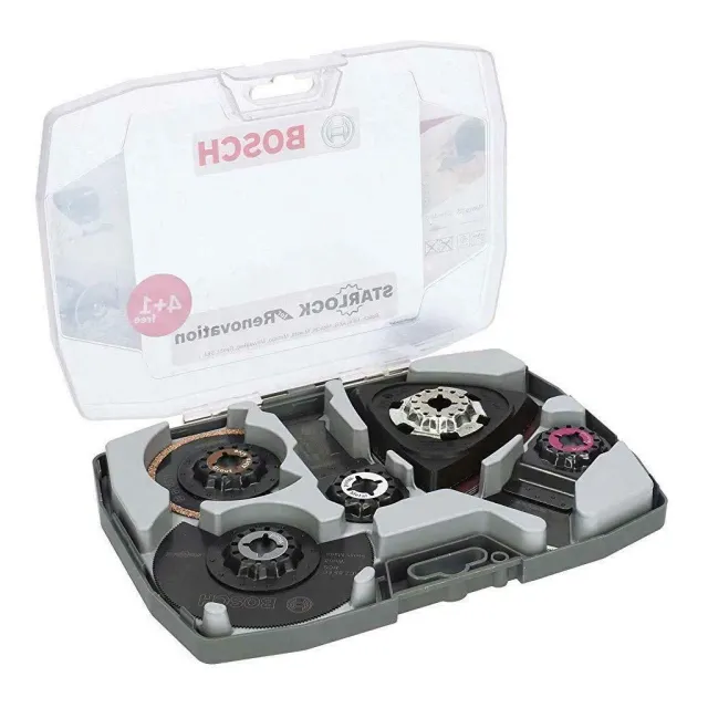 Bosch Expert set Starlock 4 pezzi multifunzione legno muro