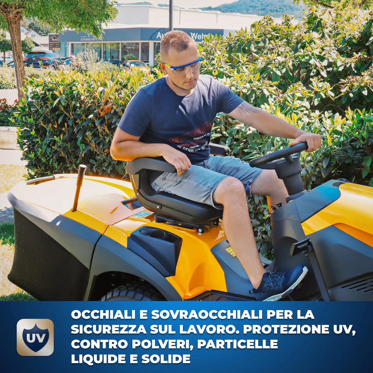 S&R Occhiali Protettivi Trasparenti Set 2 Pezzi UV