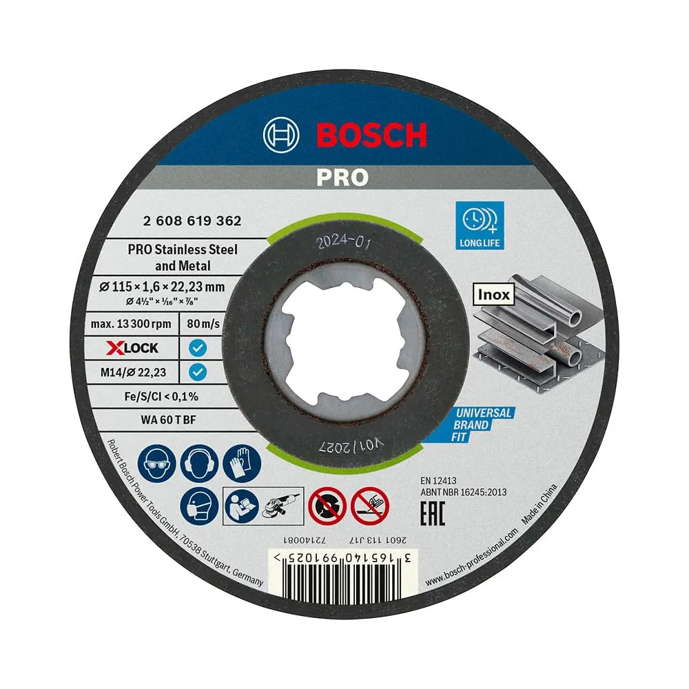 Bosch Expert PRO Stainless disco taglio 125 mm inox 10 pz