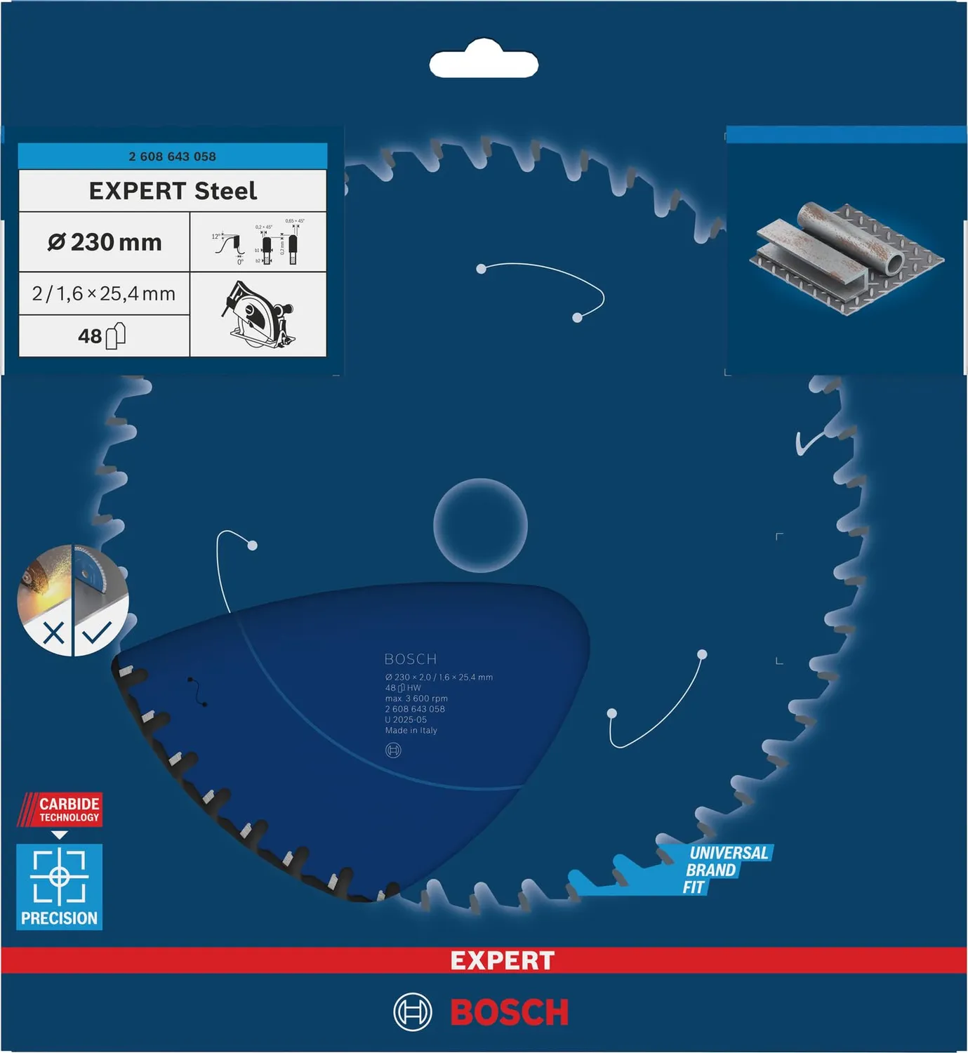 Bosch Expert Filo in Acciaio per Taglierina a Secco 1pz