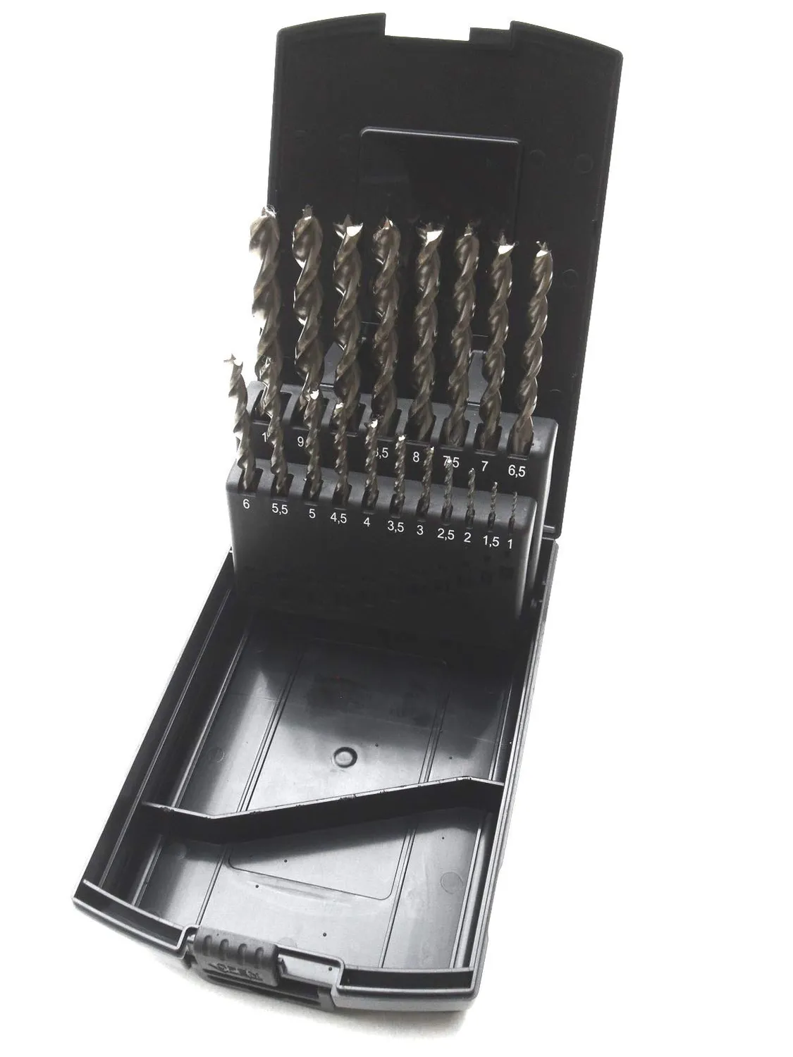 Famag HSS-G set punte elicoidali legno 19 pezzi legni duri