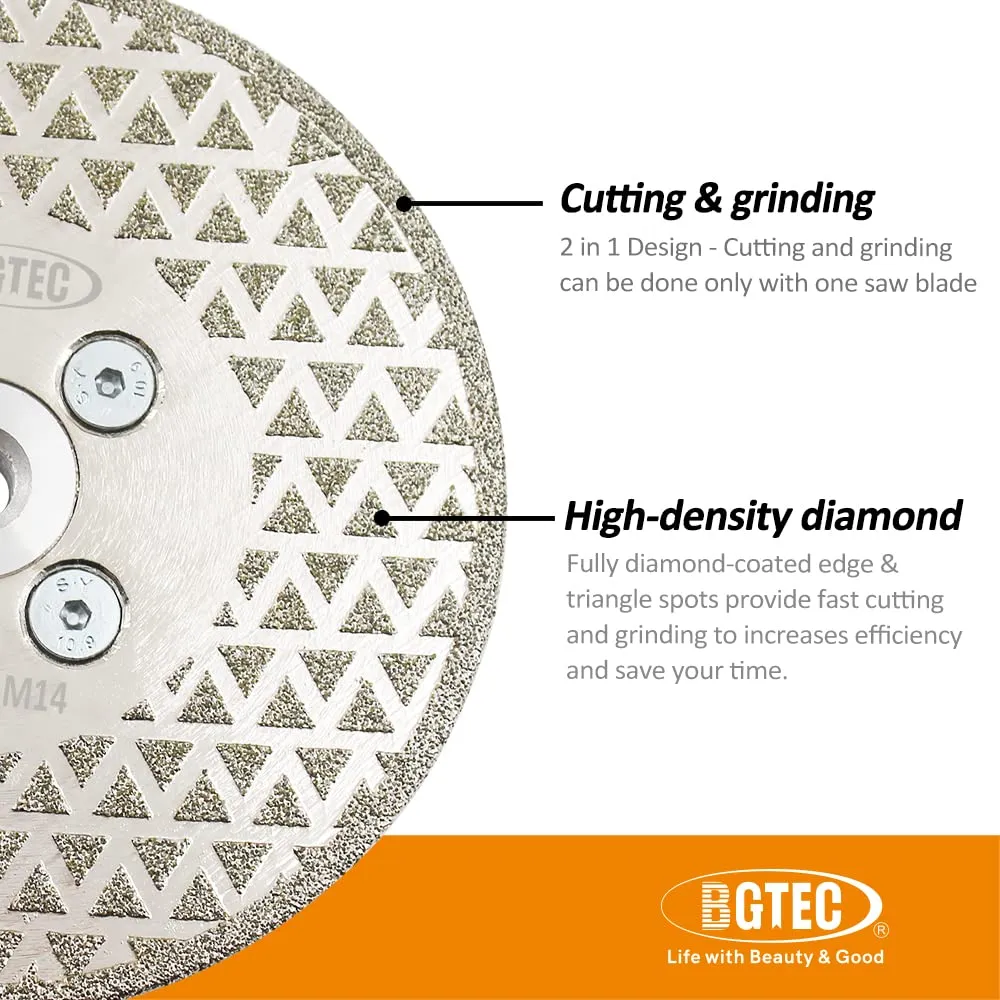 BGTEC disco diamantato 105 mm M14 per ceramica e marmo