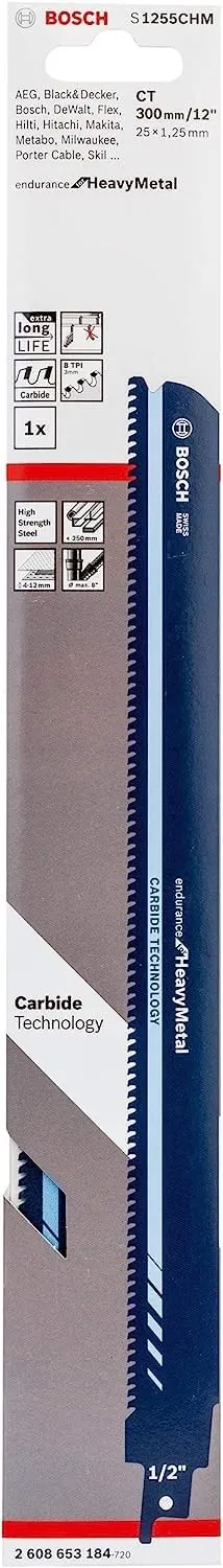 Bosch Expert S922BF lame gattuccio 150 mm metallo 25 pezzi