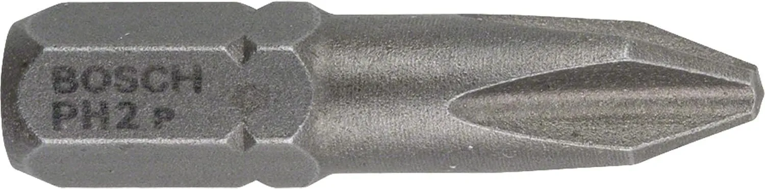 Bosch Professional Bit PH2 25 mm Acciaio 3 Pezzi