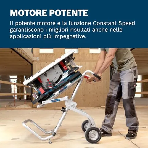 Bosch GTS 10 XC Sega da Banco 254 mm 2100W Legno