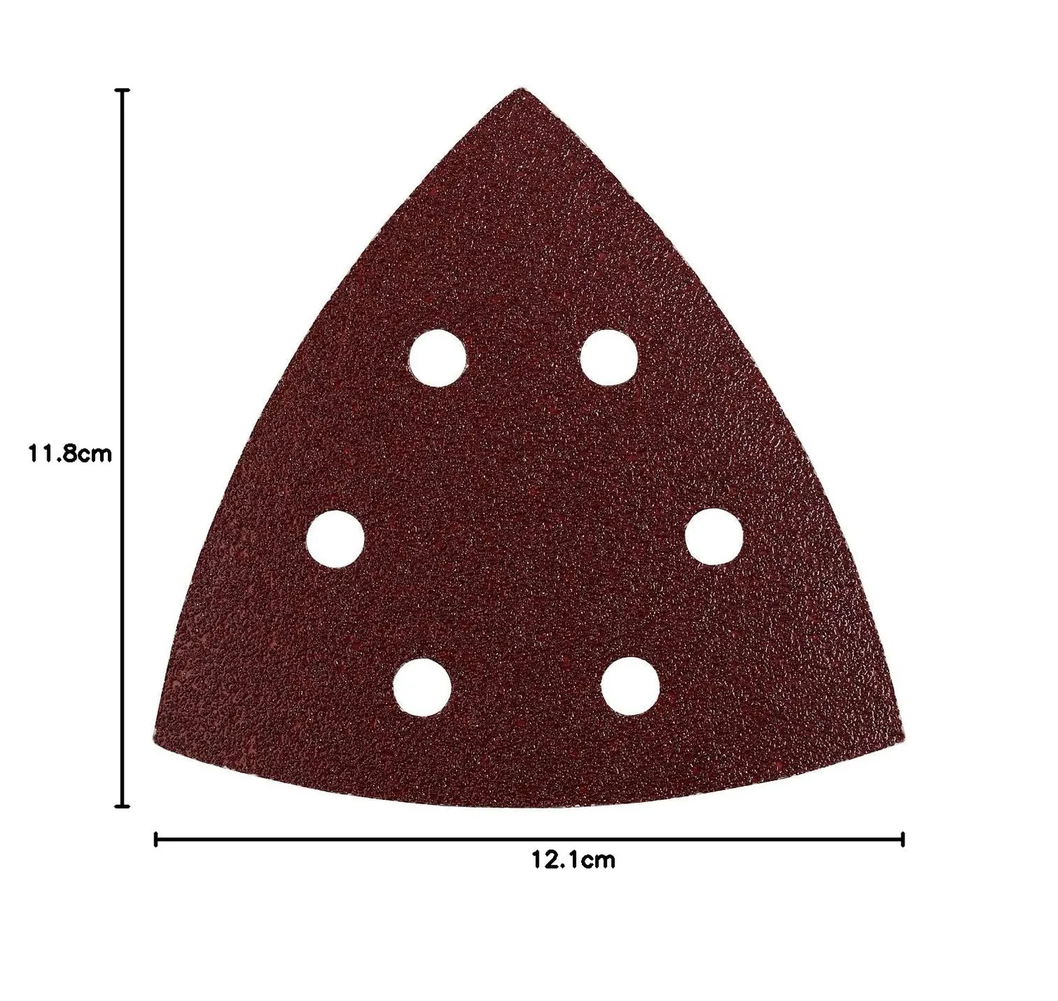 KWB triangoli abrasivi 105 mm grana 120 5 pezzi
