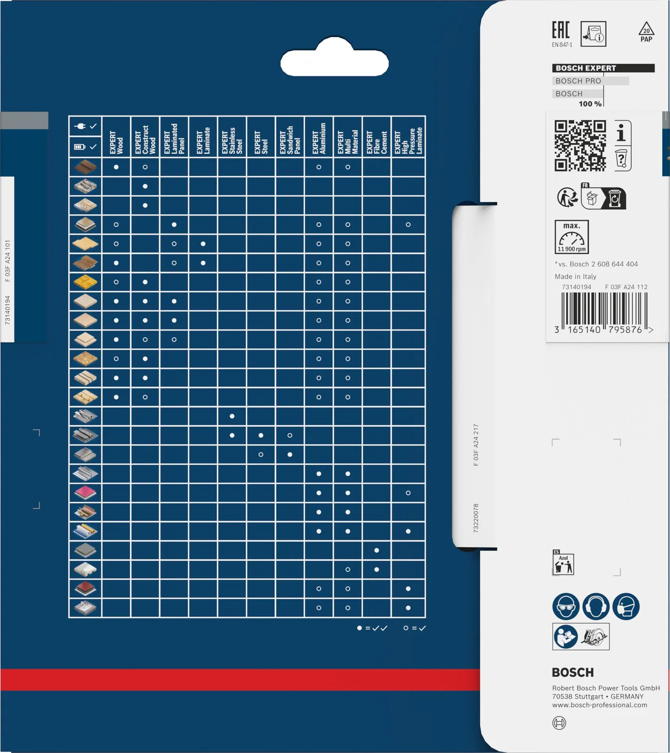 Bosch Expert lama circolare legno 165x30 mm 48 denti