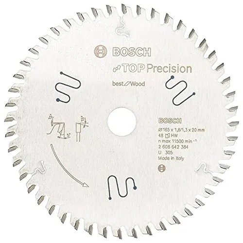 Bosch Expert Top Precision Lama Circolare 165x20 48 Denti