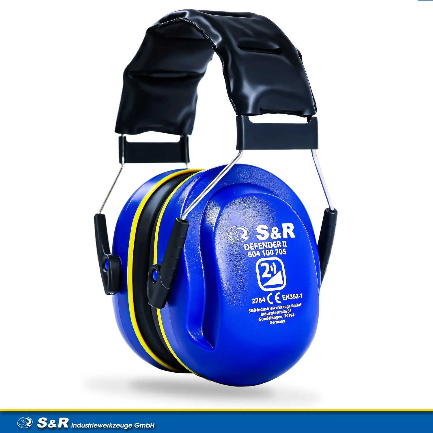 S&R Defender Cuffie Antirumore SNR 29,8 dB alta attenuazione
