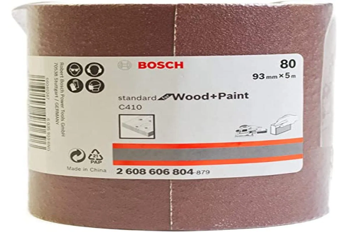 Bosch Expert C410 rotolo abrasivo 93 mm grana 180