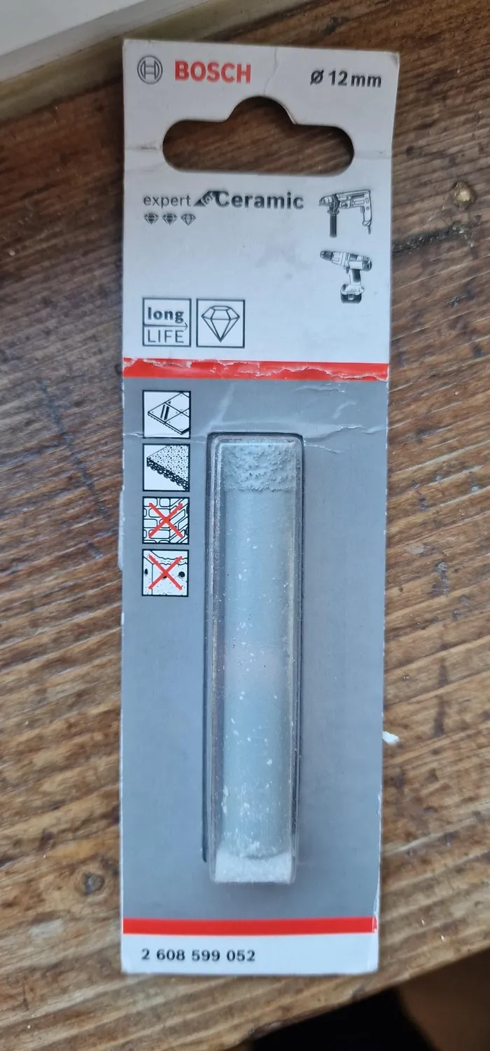Bosch Expert Ceramic Dry punte 6-8 mm 3 pz diamante