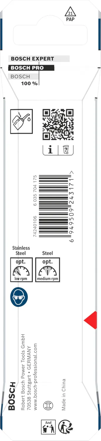 Bosch PRO Stainless punta HSS-Co 6,8 mm inox