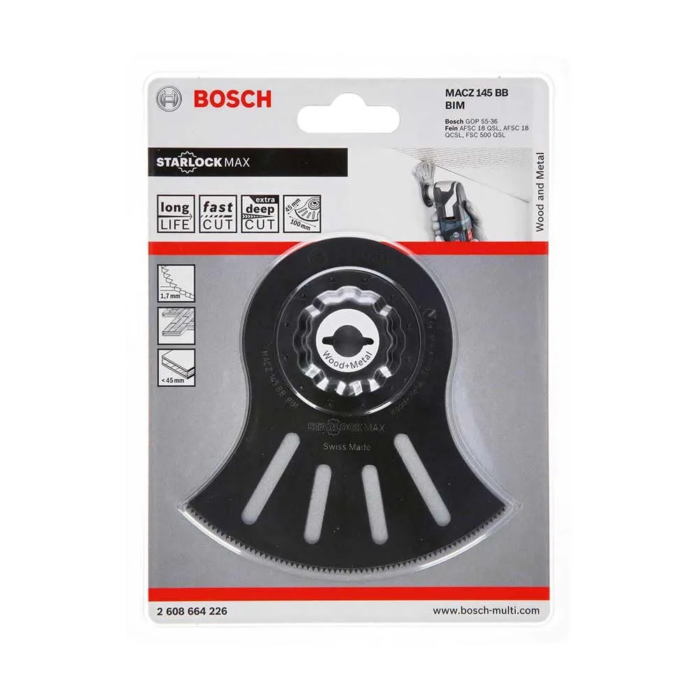 Bosch Expert MACZ 145 BB lama multifunzione Starlock per legno