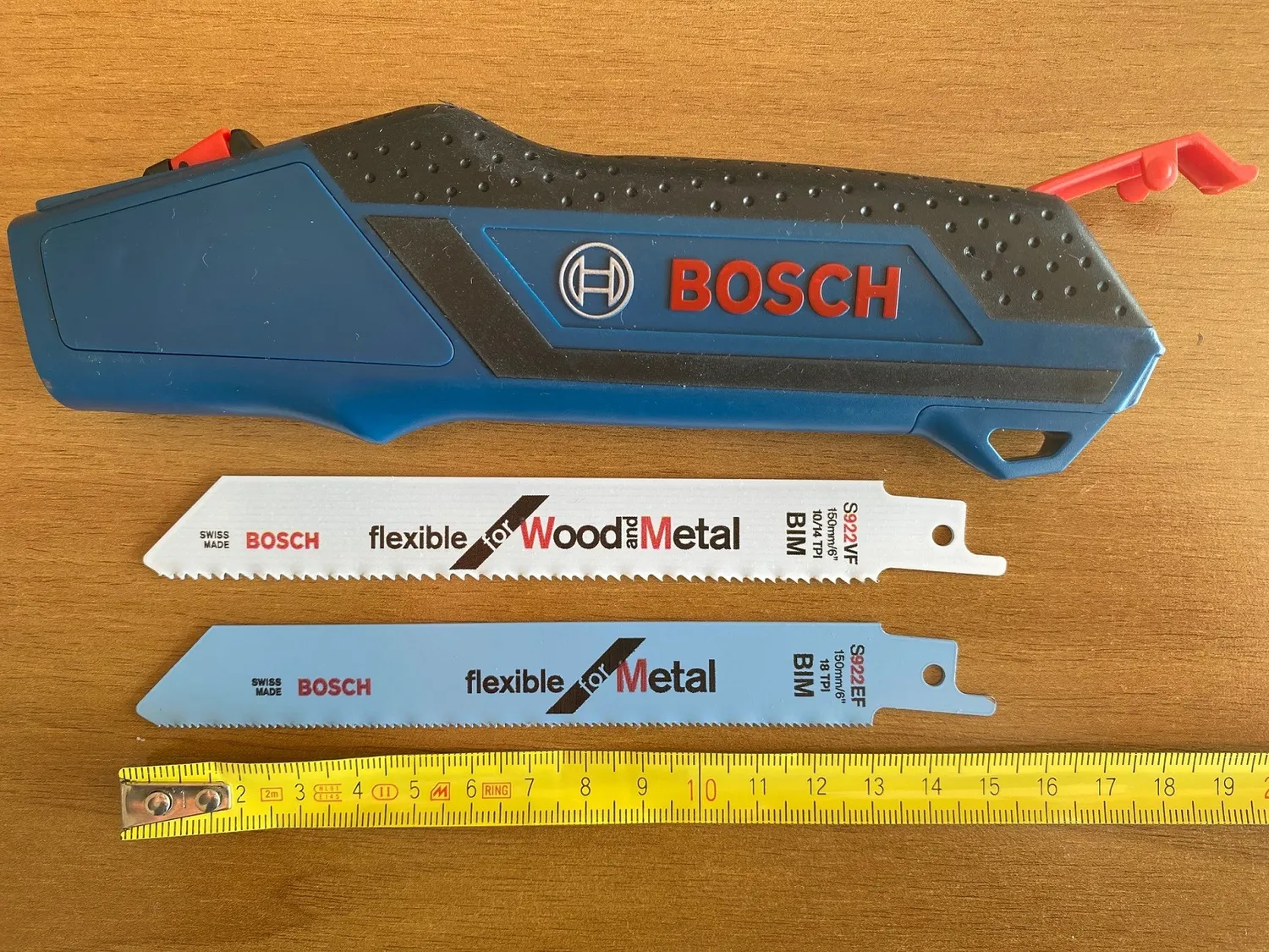 Bosch Manico Seghetto + Lame S 922 EF VF Legno Metallo