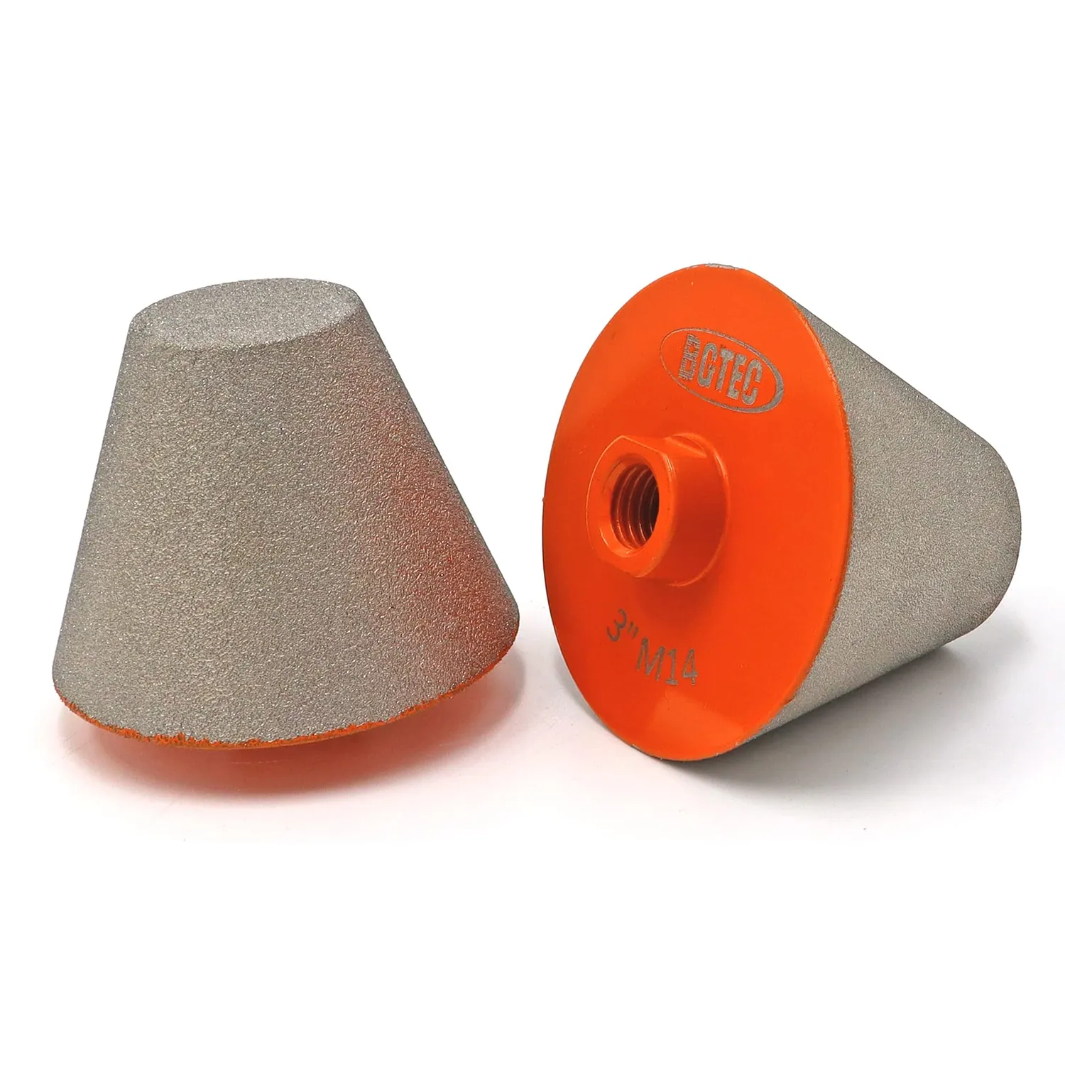 BGTEC Smusso 75mm M14 punta diamantata conica per gres