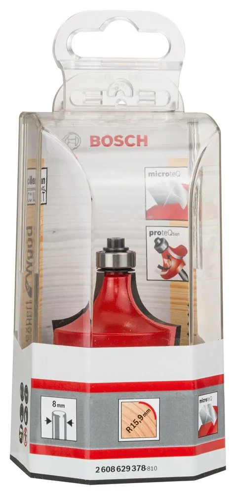 Bosch Expert Fresa Arrotondatrice Legno R15,9mm Concava