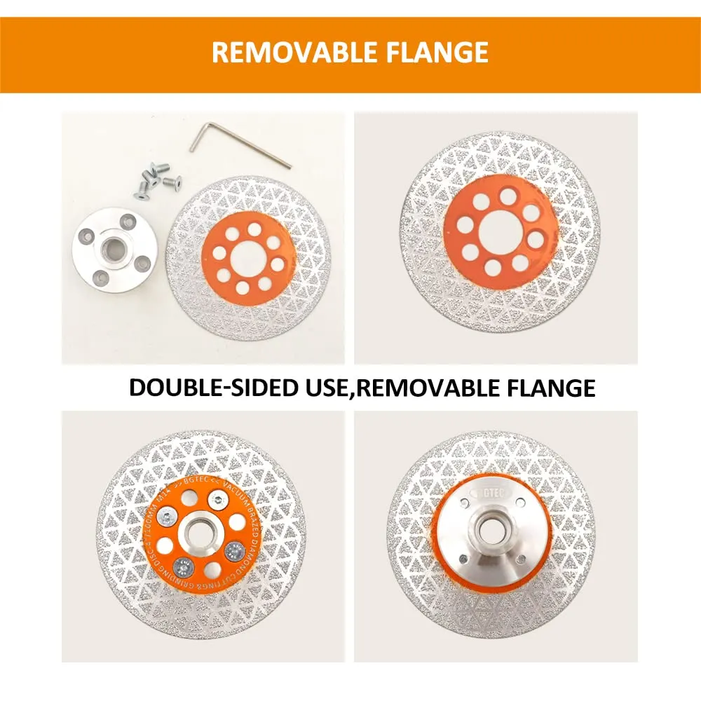 BGTEC Lama Diamantata 100mm M14 Doppio Lato 1 Pz
