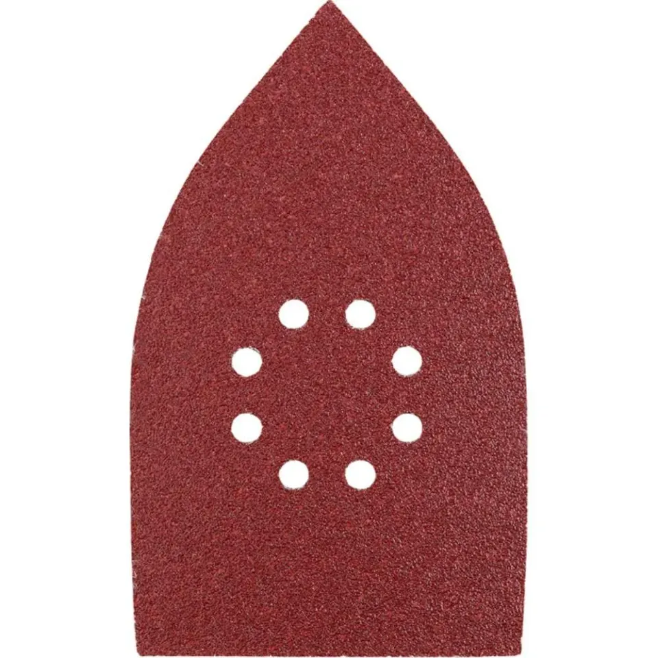 KWB Triangolo 107x175 mm Carta Vetrata K60 5 Pezzi Forata