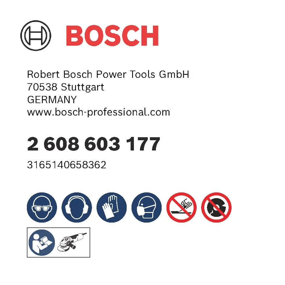 Bosch PRO Stone Disco da Taglio Pietra 115 mm per Mattone