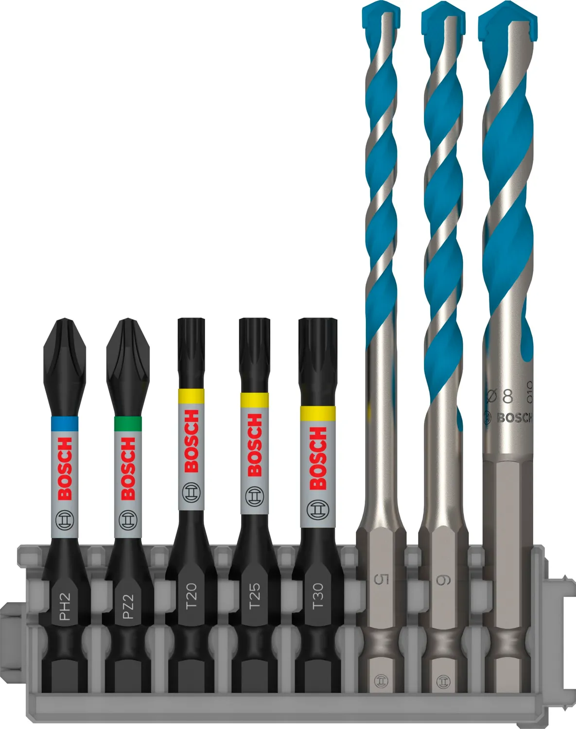 Bosch Expert PRO Metal set punte metallo 8 pz HSS-G Impact