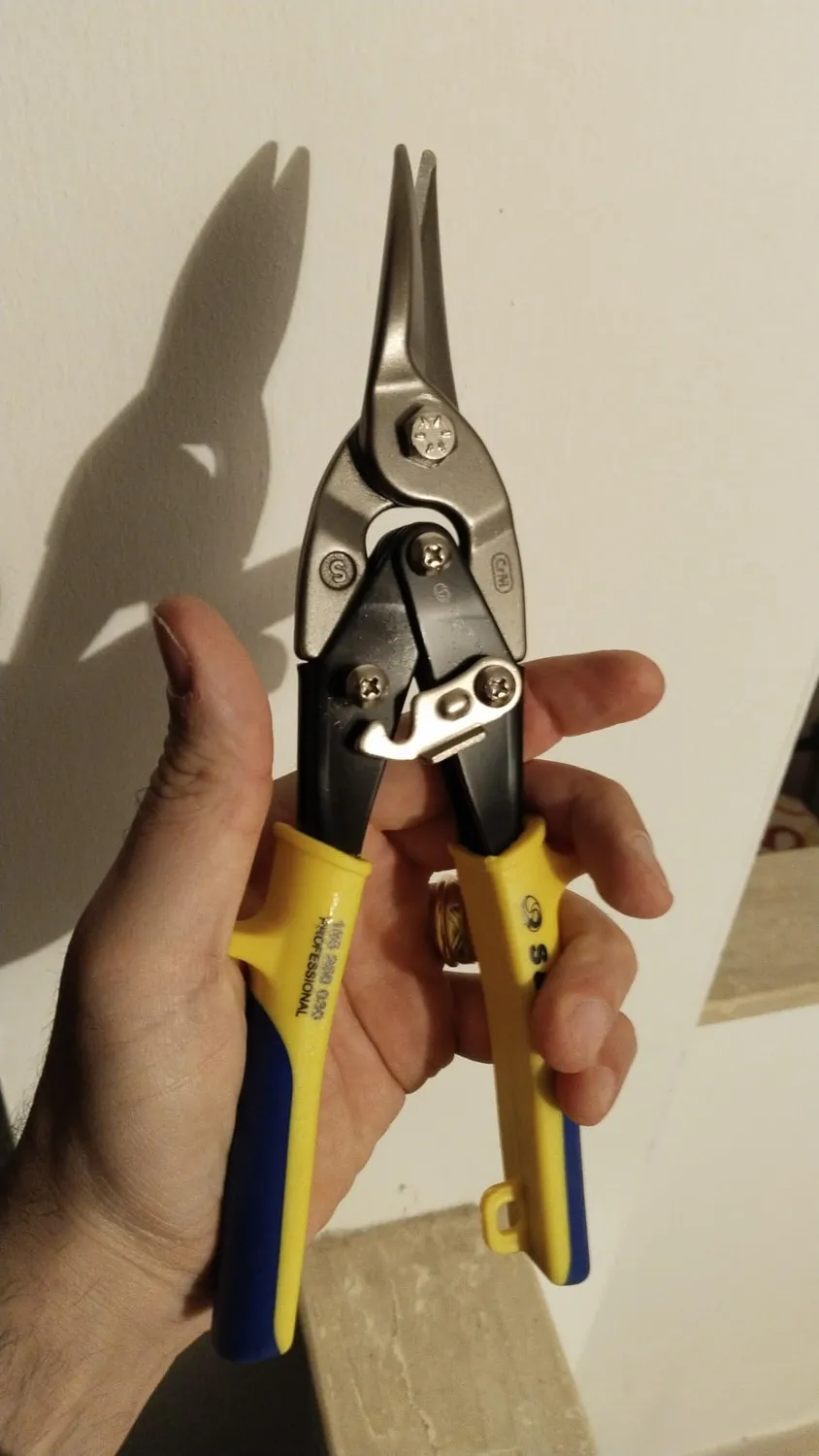 S&R Cesoie Lamiera Taglio Dritto 250mm CrMo