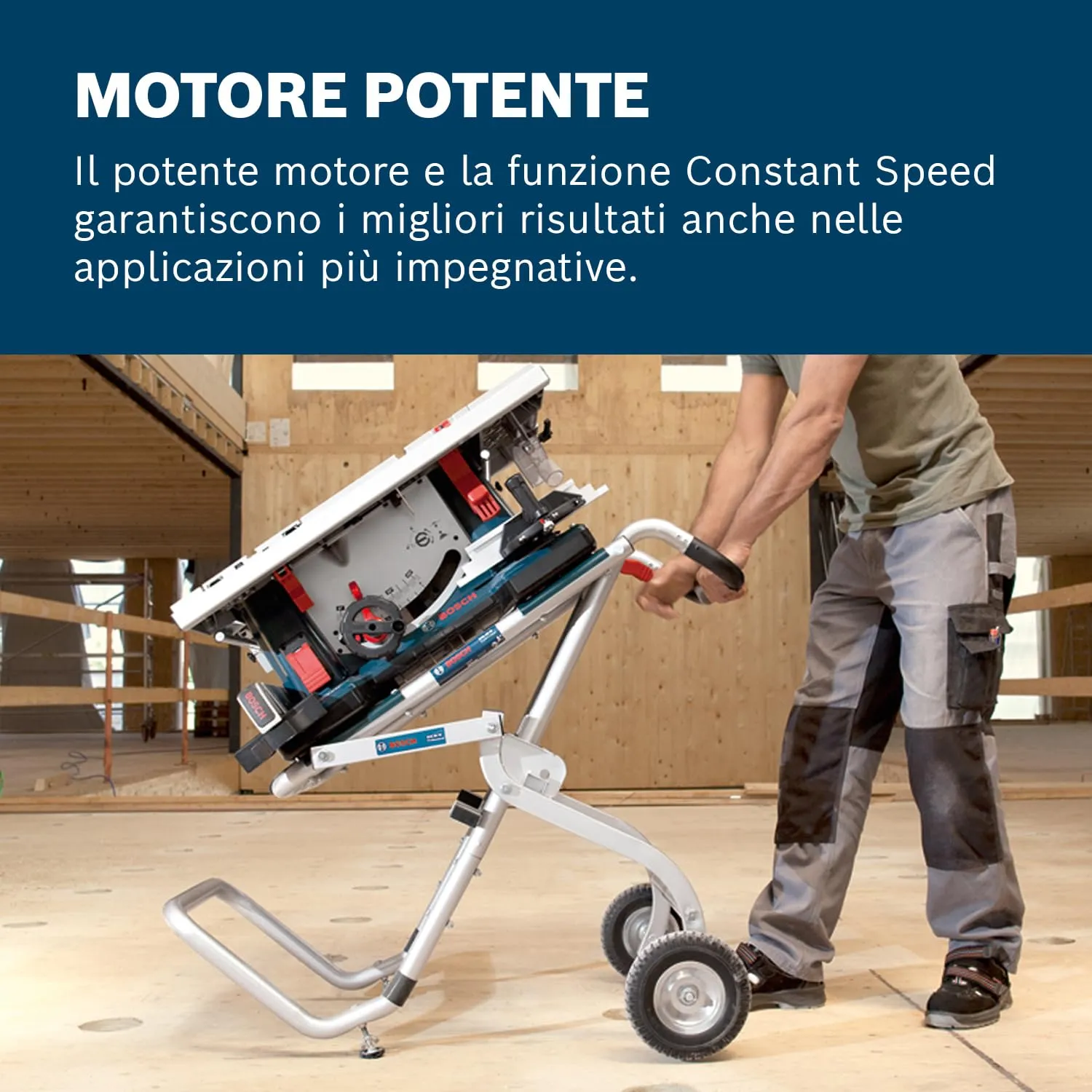 Bosch GTS 10 XC Sega da Banco 254 mm 2100W Legno
