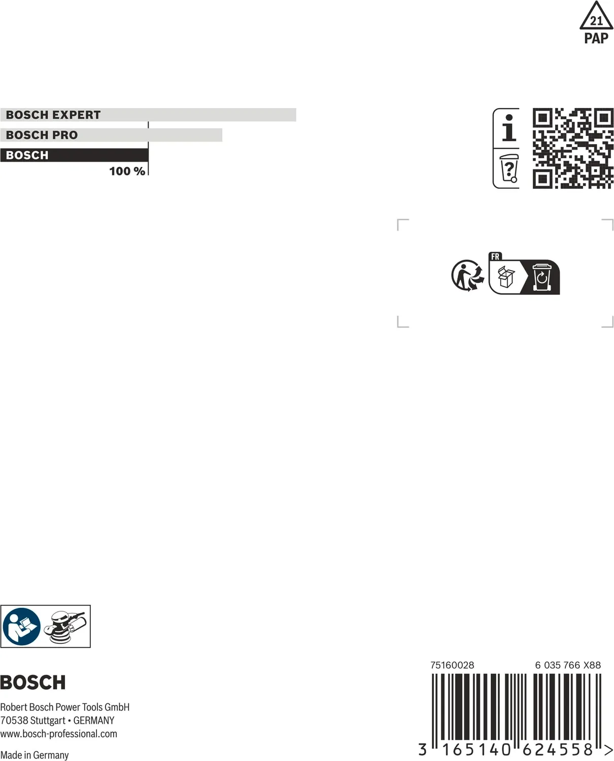 Bosch Expert platorello morbido per levigatrice