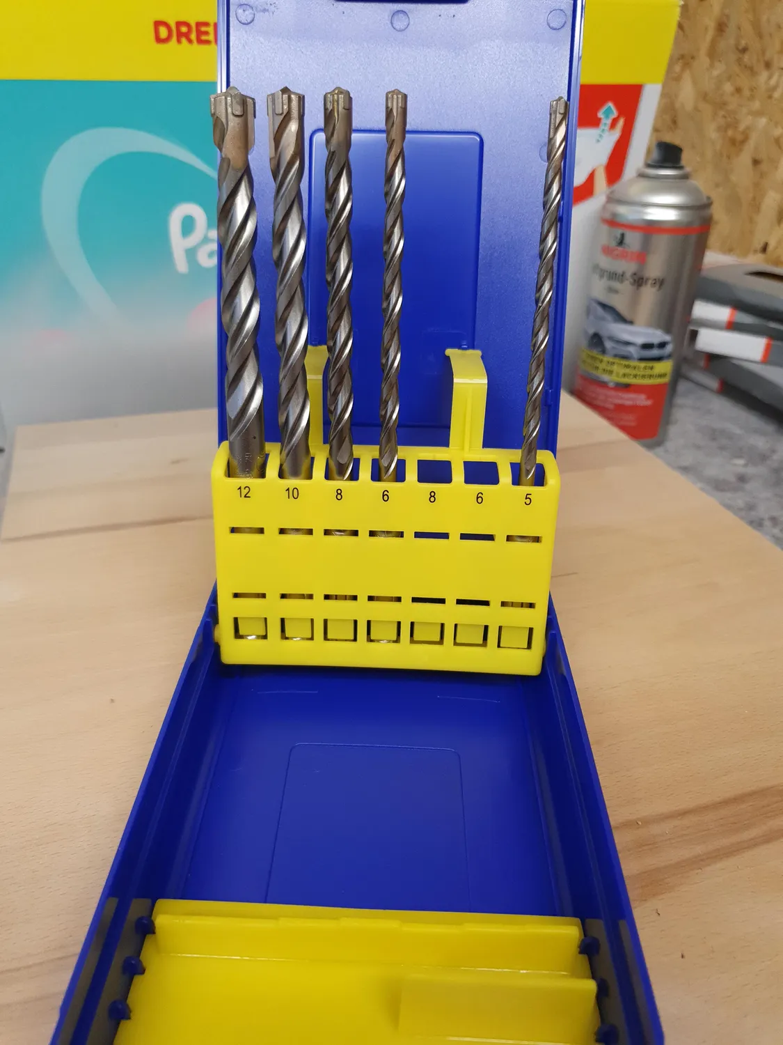 S&R Punte SDS Plus 4 Plus 7 pz 5-12 mm Cemento Armato